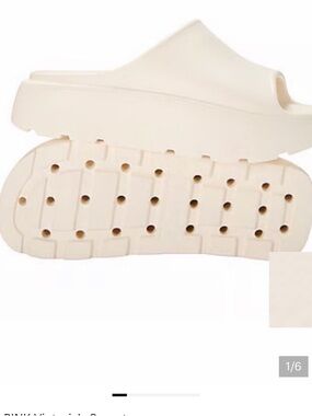 Victoria's Secret Cream Slide Sandals